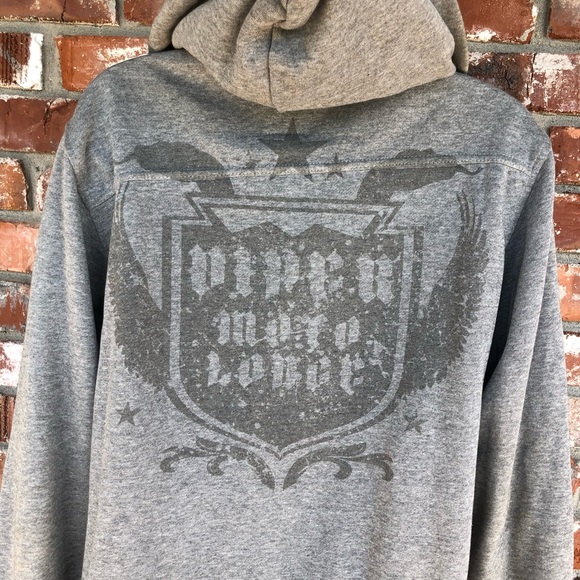 Decoded grey zip front hoodie size L - Picture 2 of 7